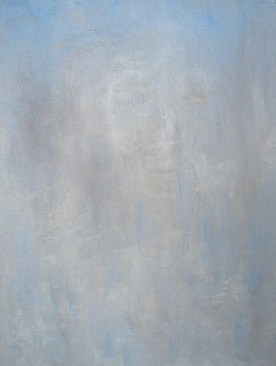 self-portrait in the snow